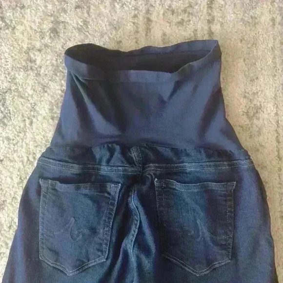 Adriano Goldschmied Women's Dark Wash Skinny Maternity Jean 30R - Picture 7 of 14